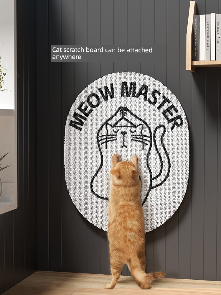 Abrasion Resistant Vertical Wall Sticker Sofa Protective Corrugated Cat
