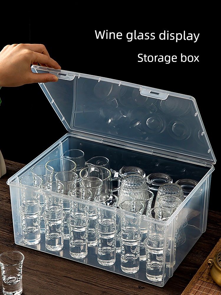 Commercial Wine Decanter One Mouth of Glass Cup Storage Box