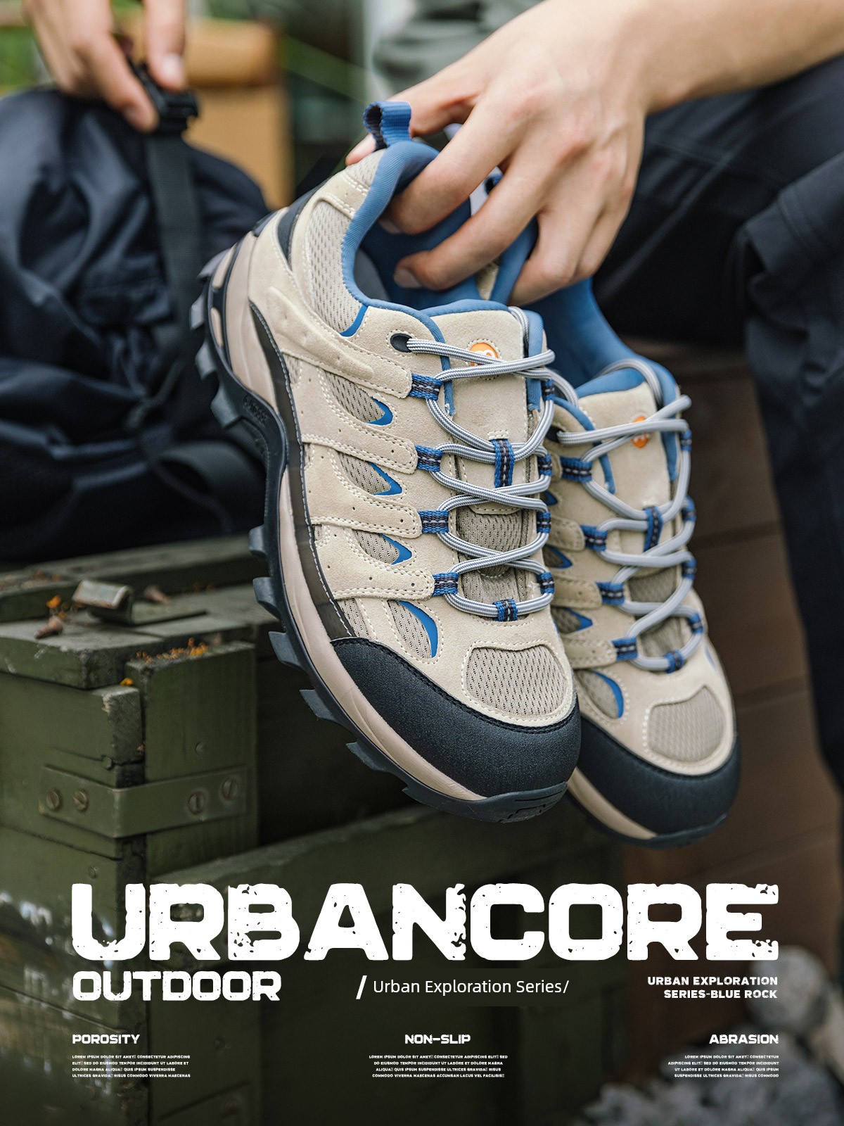 MRA Urban Exploration Outdoor Climbing Boots Male 2024 Fall and Winter New Arrival Easiest for Match Thick Sole Increased by Sports Leisure Shoes