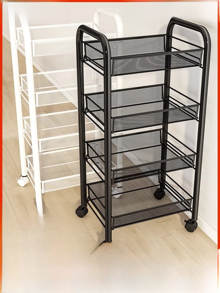 Kitchen Multi-Function Snack Rack Removable Trolley