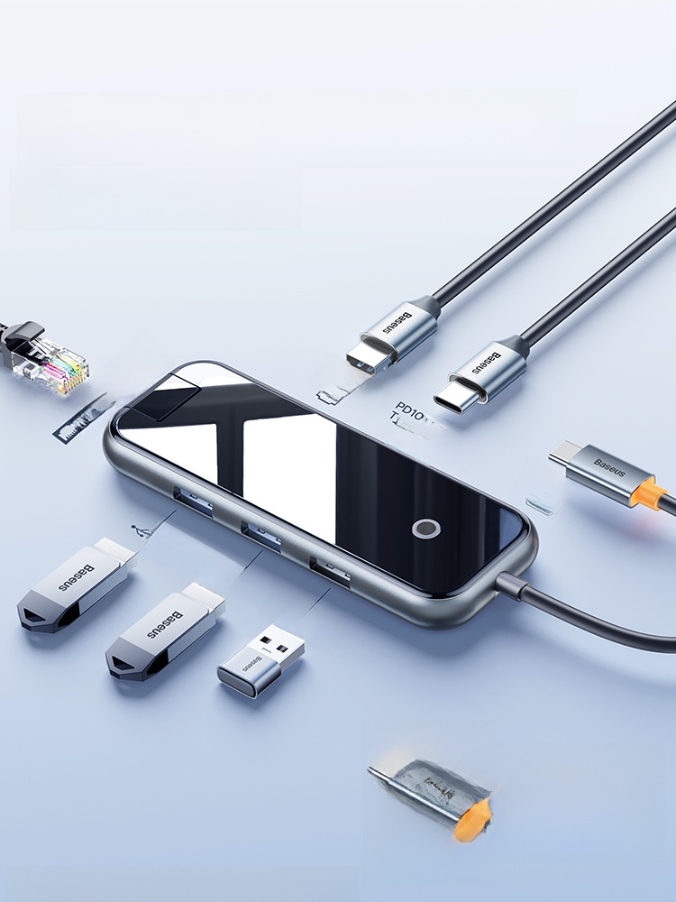 BASEUS Plug Extension Cable Phablet Expansion Dock
