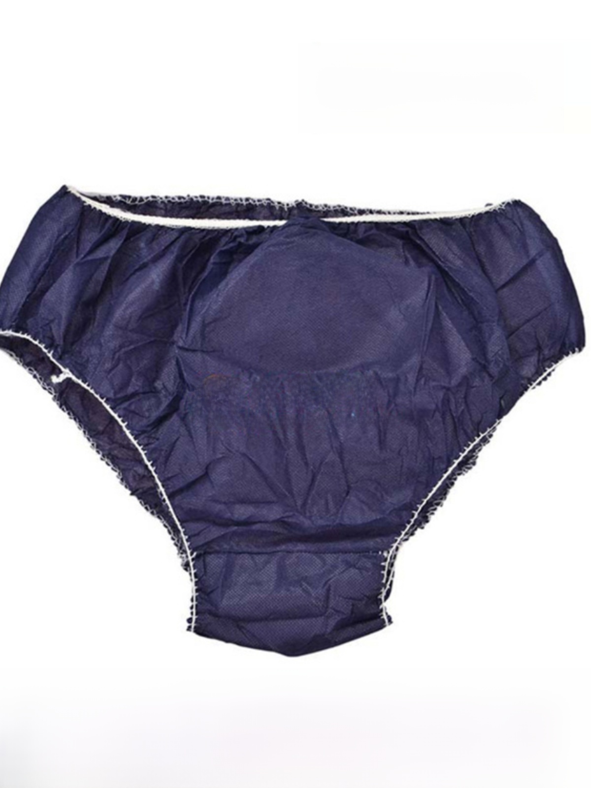 Beauty Salon Spa Spa Thickened Blue Disposable Underwear Men's and Women's Paper Briefs 50 Pieces/Bag Individually Packaged