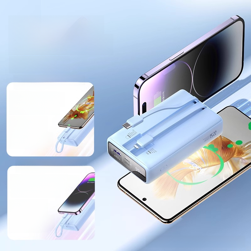 Romoss 22.5W Two-Wire Compact Portable Power Bank