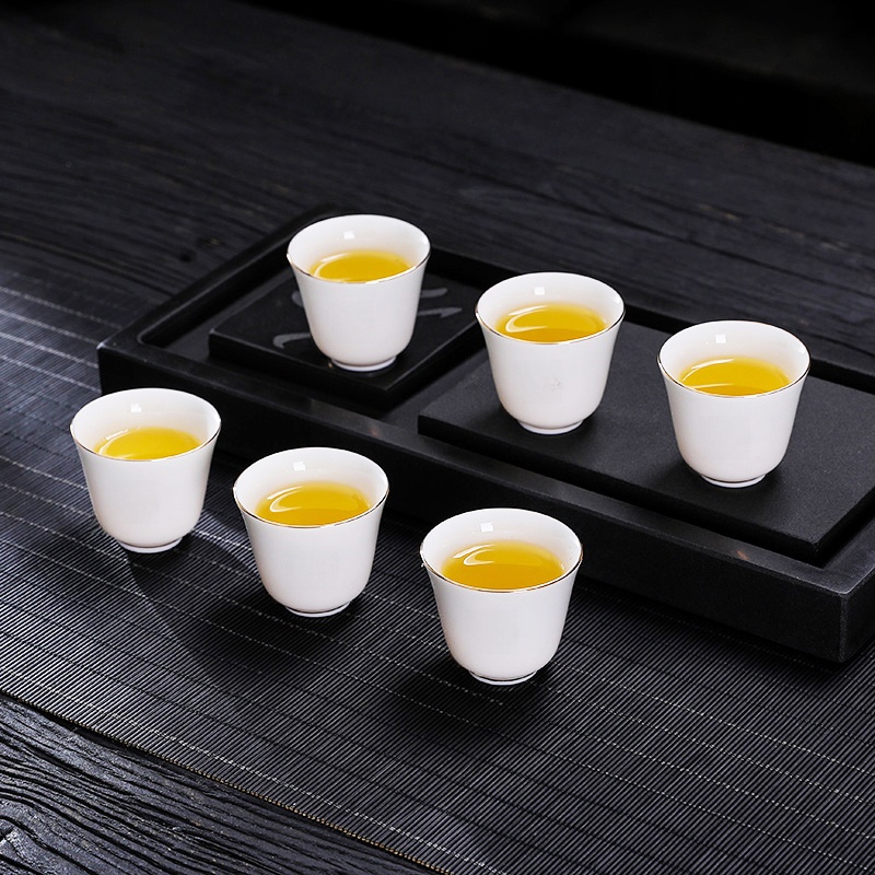 White Jade Tea Cup Chinese Tea Cup White Porcelain