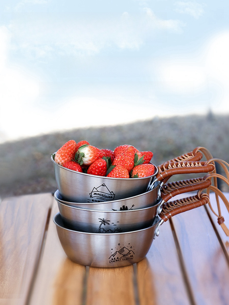 Kommot Portable Anti-Scald Picnic Barbecue Cookware Outdoor