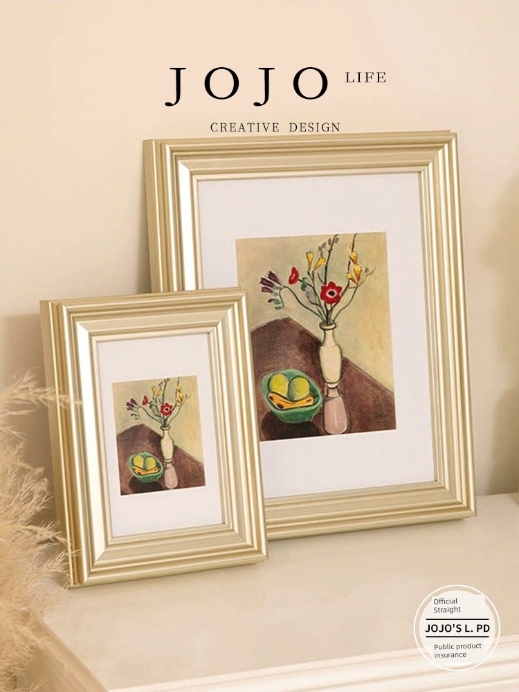 Jojo's L. Pd. Mr. Grocery. Small Photo Frame Table-Top Photo Frame Square 5-Inch 7-Inch License Photo | Tip