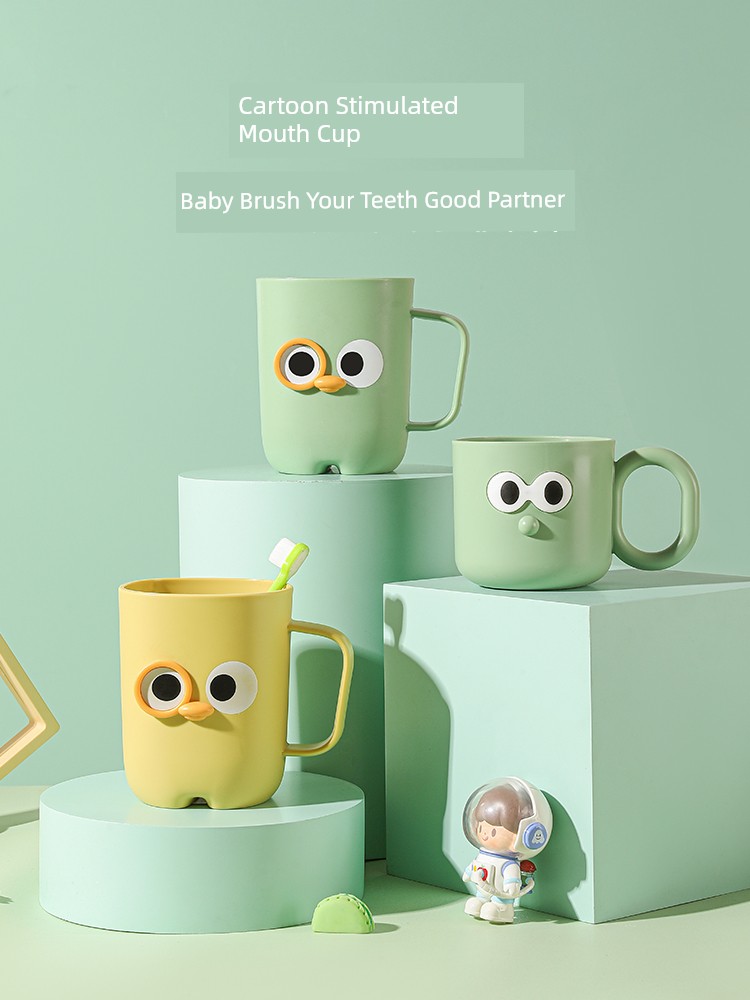 Kids Baby Cute Cartoon Girl Household Toothbrush Cup