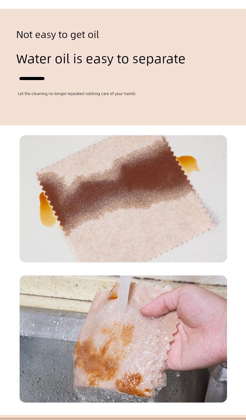 Luffa Cleaning Rags + Food Wrap + Toothpick Set