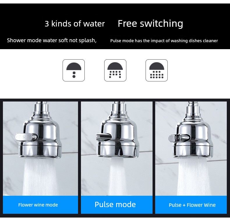 Water-Saving Pressurized Shower Bubbler
