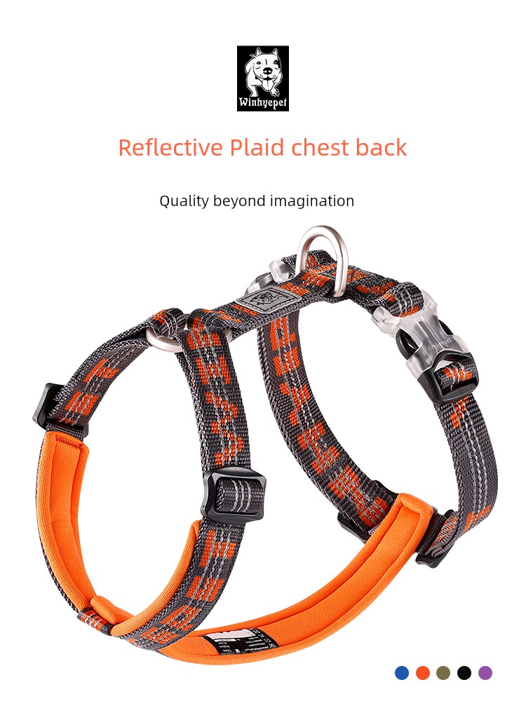 Winhyepet Dog Hand Holding Rope Pet Supplies Dog Leash Small Big Dog Golden Retriever Vest Style Chest Strap