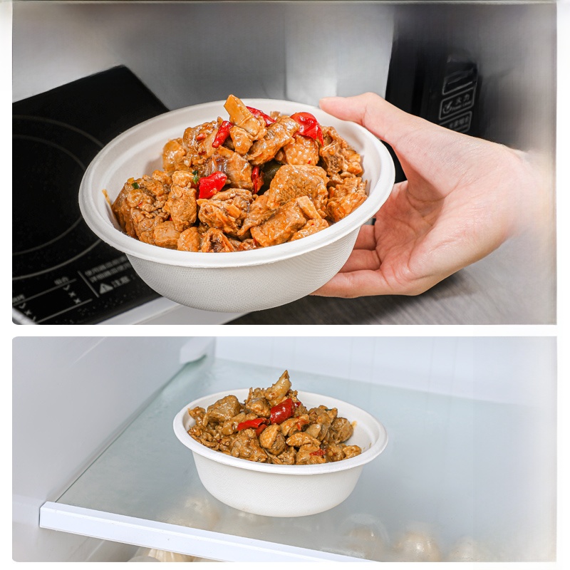Disposable Tableware Paper Bowl Paper Pallet Bowl Paper Plate Household Plate Cake Handmade Dish to-Go Box Food Grade