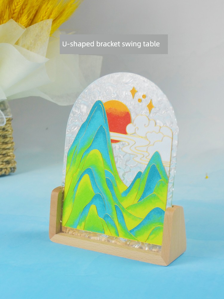 DIY Tool Tulip Table Cloisonne Enamel Painting