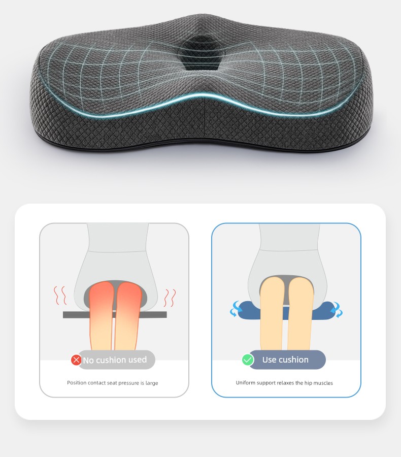 Memory Foam Car Seat Cushion for Comfort Boost