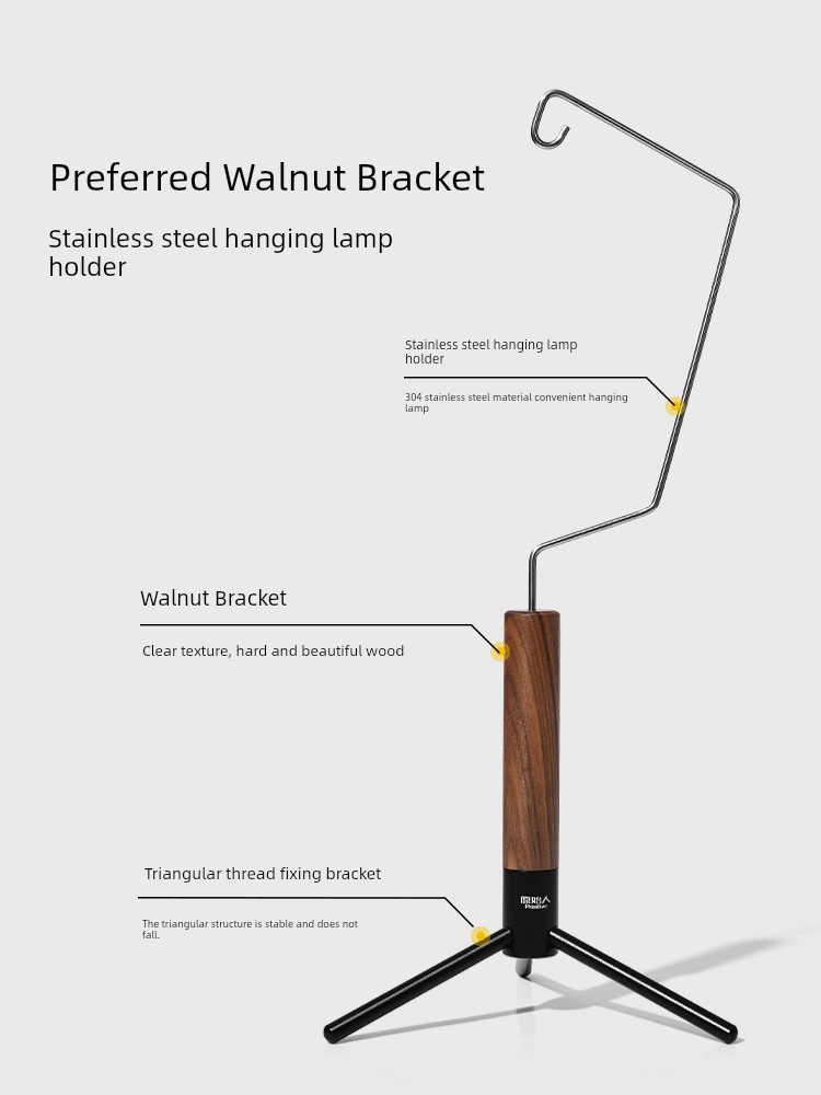 Primitive Man Camping Lantern Desktop Rack Outdoor