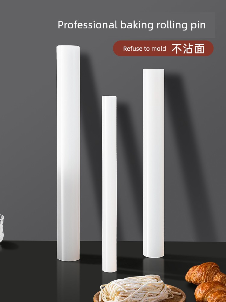 Non-Sticky Baking Rolling Pin For Home Food Grade Small Size Catch Rolling Pin Stick Large Rolling Pin Handy Gadget Silicone Fondant Commercial Use