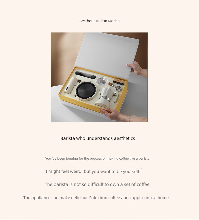 Mongdio Moka Pot Espresso Gift Box Set