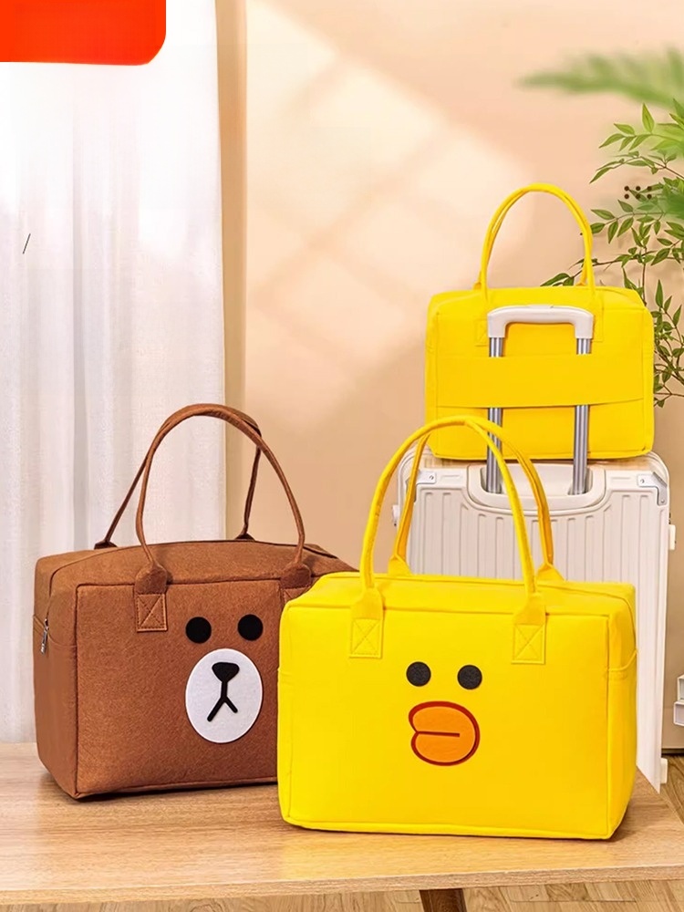 Luggage Cosmetics Bag Minimalist All-Matching Tote Doll Handbag Portable and Lightweight Large Capacity Travel Travel