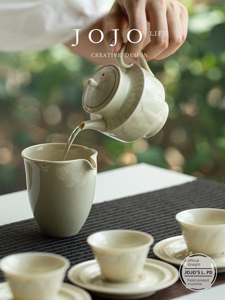 Jojo's L. Pd. Torso. For Home Ceramic Single Pot Kung Fu Tea Set Teapot Relief Tea Ware | Body Clothes