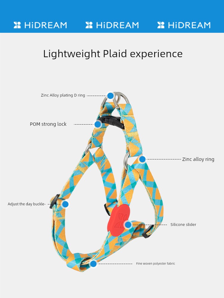 Hidream Colorful Strap Teddy Dog