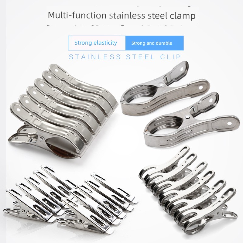 Clip Clip Drying Windproof Clip Socks Quilt Airing Quilt Clip Cool Clothes Home Large Stainless Steel Home Clothes Drying