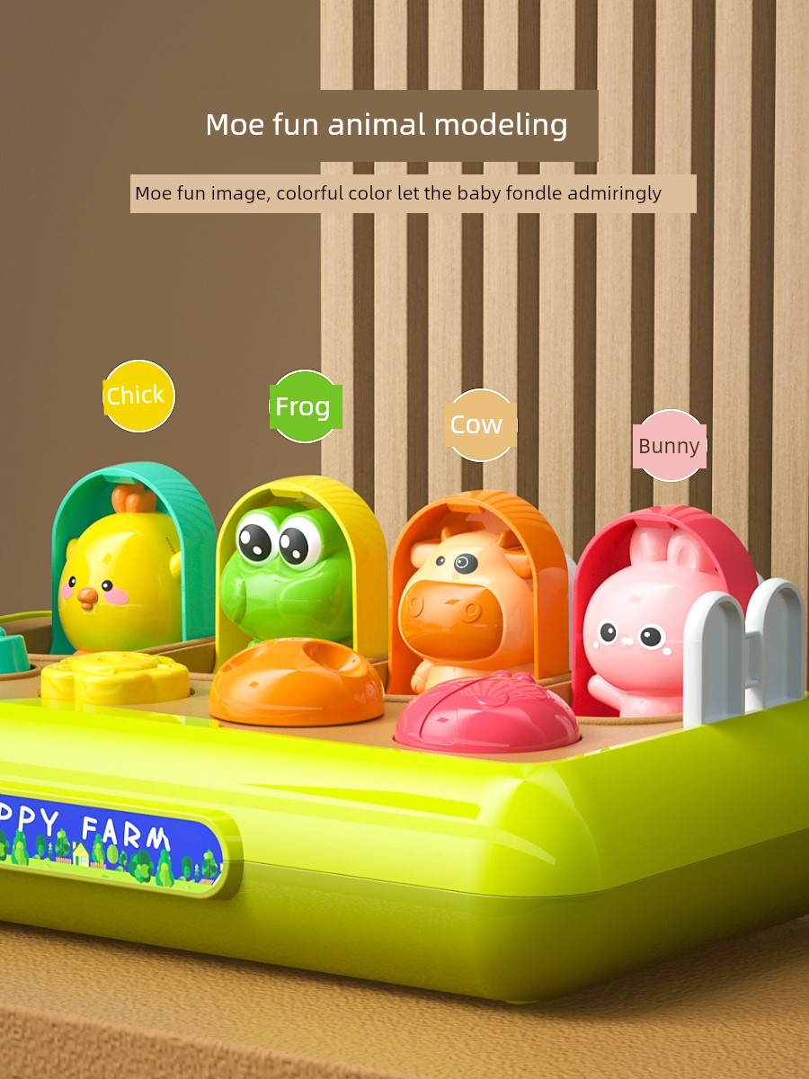 Whac-a-Mole Kids Toy Boy Infant 1 1 1 2 and a Half Years Old 0 Intelligence Early Education 6 Baby Girl 3 Decompression Beating 5
