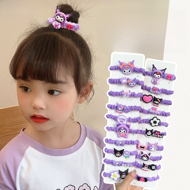Clow M Kids Cartoon Ponytail Rubber Band Hair Ring