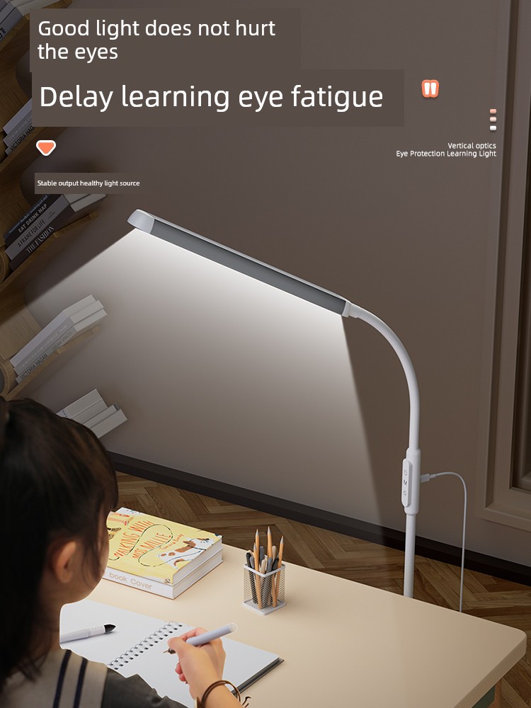 Eye-Protection Lamp Learning Special Desk Lamp Classroom Floor Large Street Lamp Bedside Reading Kids Primary School Students Reading Study Vertical