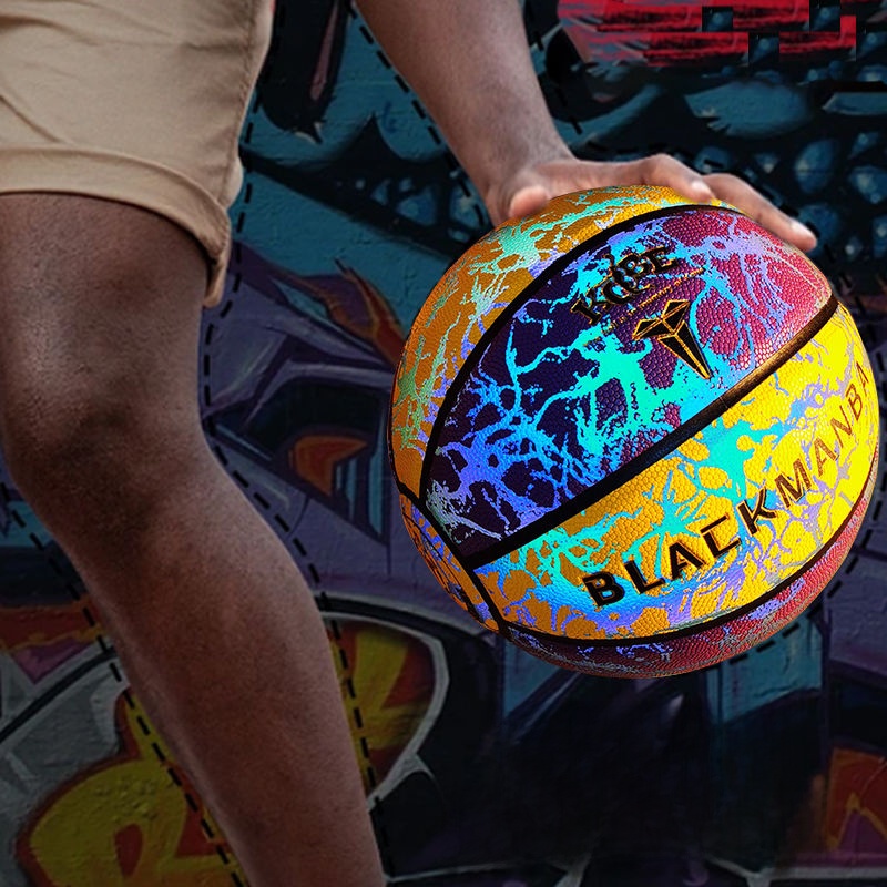 Basketball Limited Edition No. 5 Kids Luminous Only for Pupils Boys Birthday Gift No. 5 Kobe Reflective Lettering
