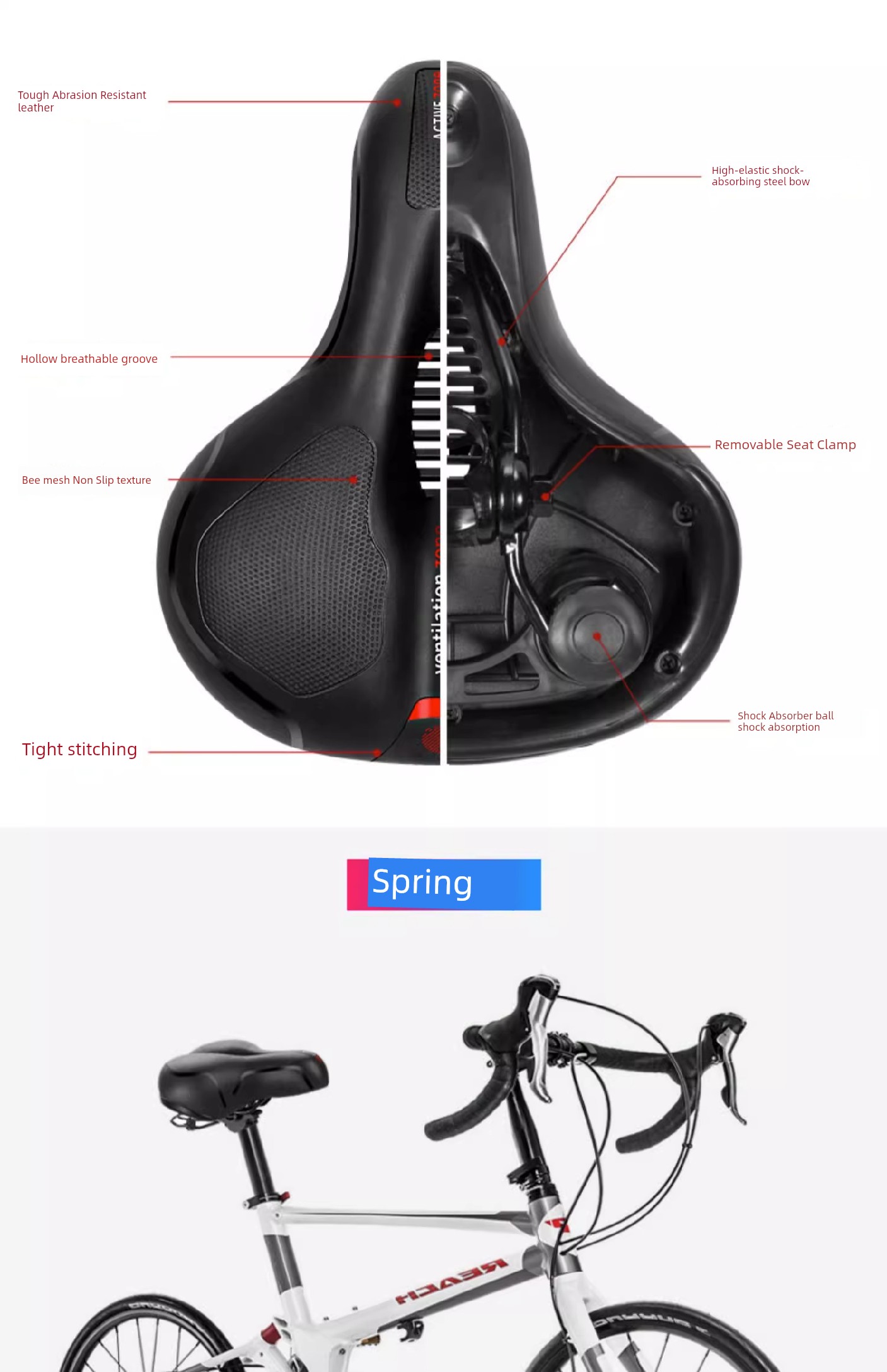 Widened Soft Bike Saddle Seat Cover - Best Seller