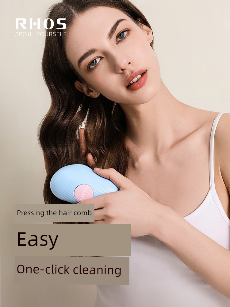 RHOS Press-Type Cleaning Hair Removal Comb Comb Ms. Long Hair Special for Princess Shunfa Home Air Cushion Tangle Teezer Hairbrush