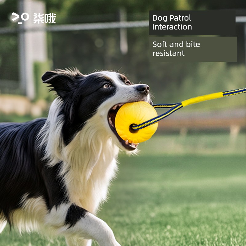 Dog Toy Large Dog Ring Frisbee Border Collie Sound Jelly Power Ring Molar Long Lasting Relieving Stuffy Handy Gadget Pet Toy