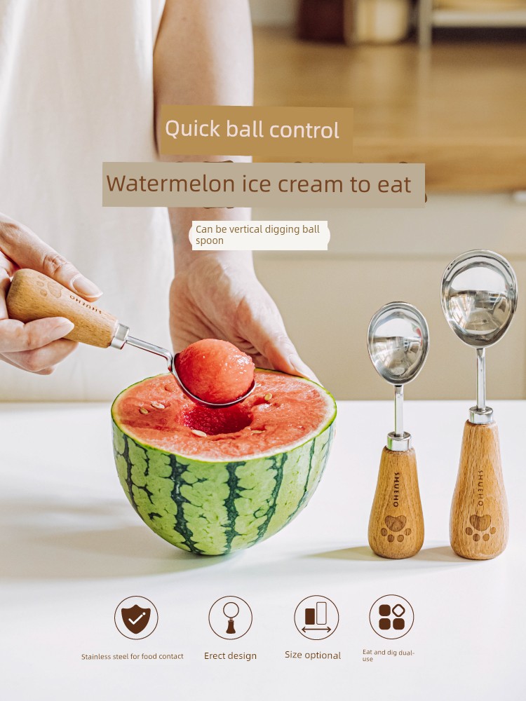 Tree Bear Ice Cream for Fruit Ice-Cream Spoon