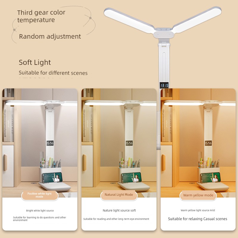 National AA Grade Eye-Protection Lamp Led Primary and Secondary School Students Dormitory Bedroom Desk Reading and Learning Dedicated Kids Desk Lamp