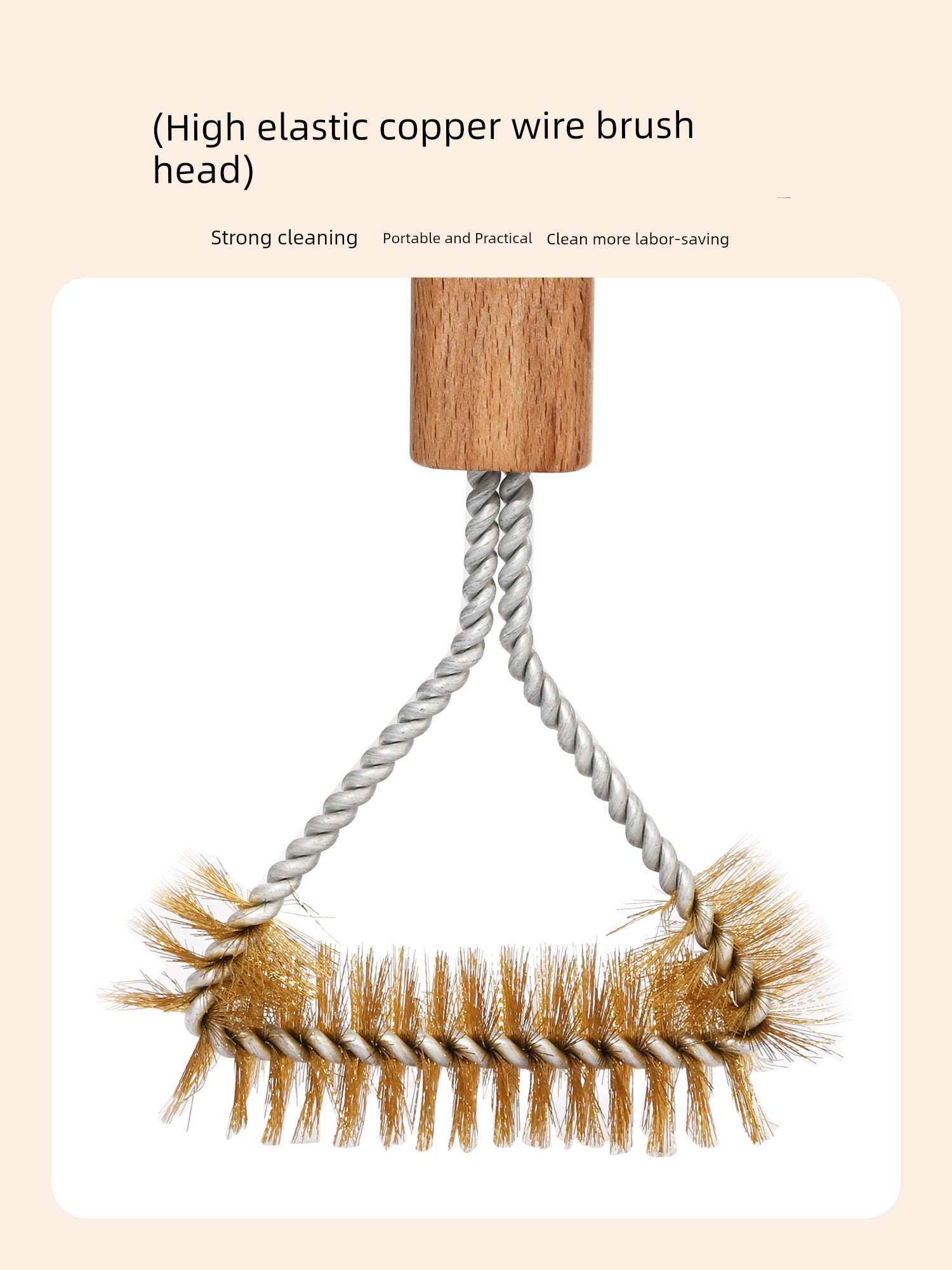 Cleaning Brush Barbecue Wire for Primitive Man Steel Wire