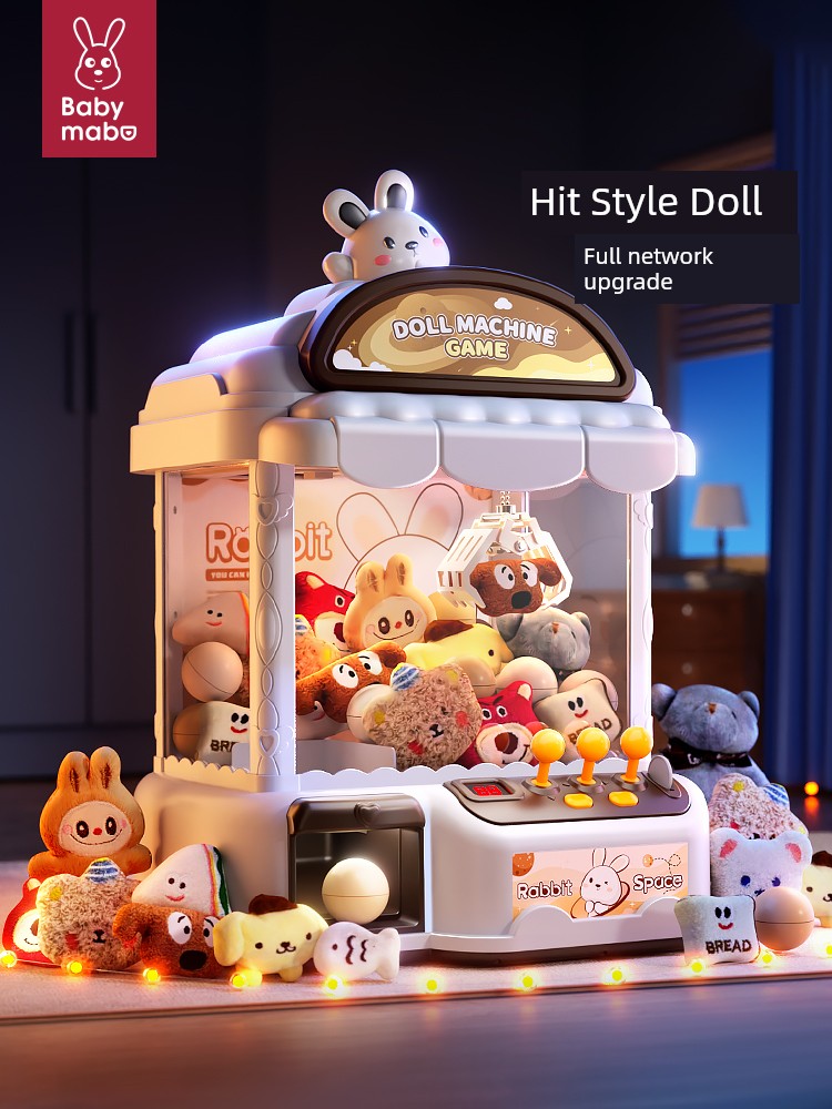 Prize Claw Machine Clip Doll Small For Home Toy Kids Family Version Large Gashapon Machine Boys and Girls Birthday Gift