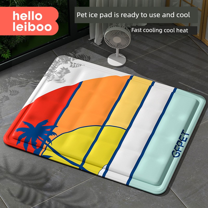 Pet Ice Mat Summer Mat Dog Summer Cool Pad Cat Ice Bed Mattress Floor Mat Cooling Supplies Summer Ice Mat