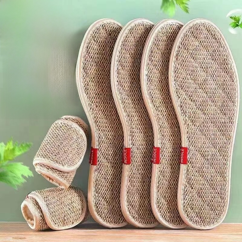 Deodorant Super Soft Bottom Handmade Spring and Summer Linen Insole