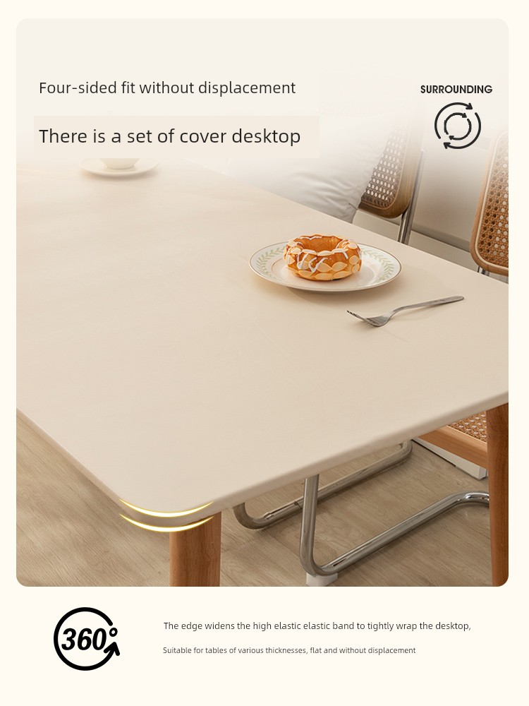 Disposable Waterproof Leather Desk Cloth Dining Table Cushion Oilproof and Heatproof Tablecloth Coffee Table Cloth Placemat Thermal Insulation Tablecloth Dining Table Cushion