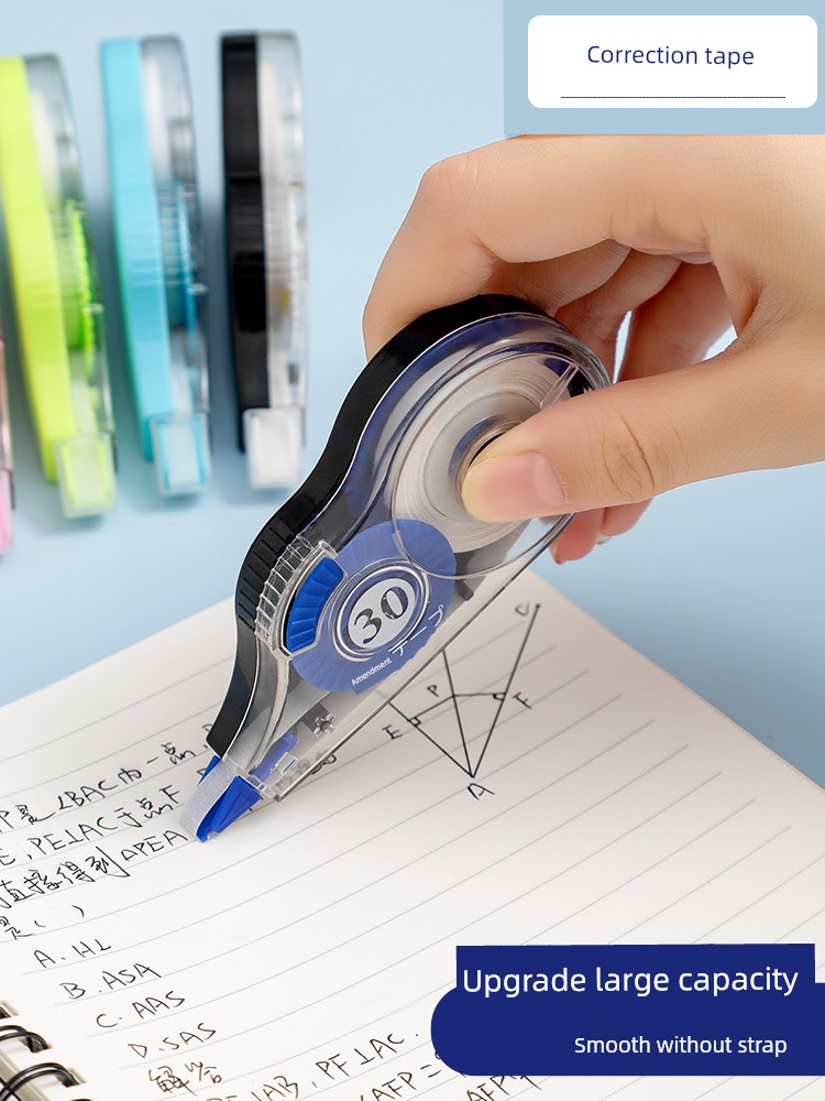 Mute Correction Tape for Students Affordable Smooth Large Capacity High-Tech Correction Tape Correction Tape for Junior High School Students