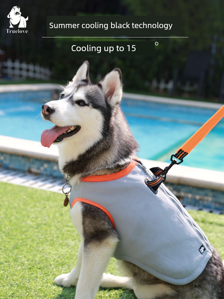 Truelove Pet Cooling Clothes Summer Dog Cooling Clothes Summer Heatstroke Handy Gadget Summer Vest Supplies