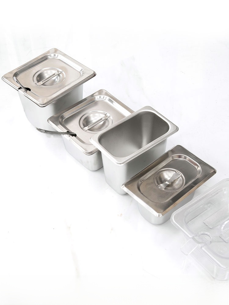 Rectangular Meal Basin Milk Tea Shop Stainless Steel Box