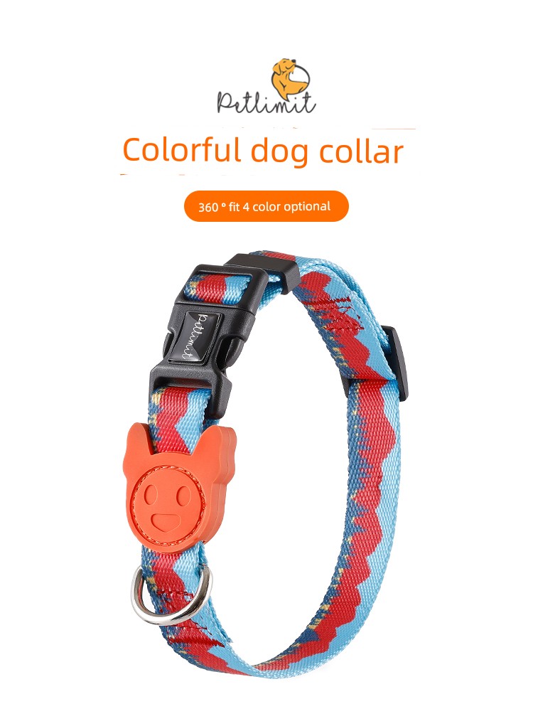 Dog Collar Collar Hand Holding Rope Small, Medium and Large Dogs Pet Collar Anti-Strangulation Golden Retriever Teddy Corgi Dog Walking Supplies