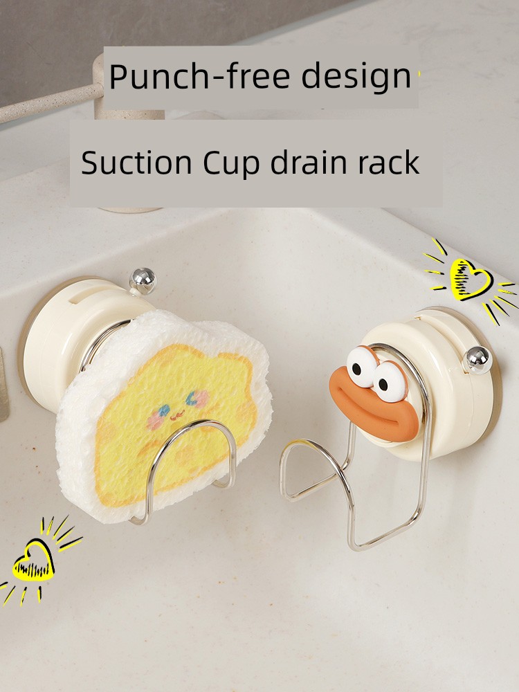 Vacuum Sucker Hook Traceless Strength Load-Bearing Hook Bathroom Kitchen For Home Universal Sticker Wall-Mounted Punching-Free Hook