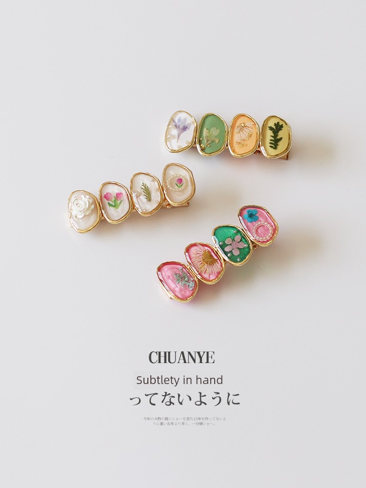 Kawano Drip Glazed Retro Exquisite Barrettes