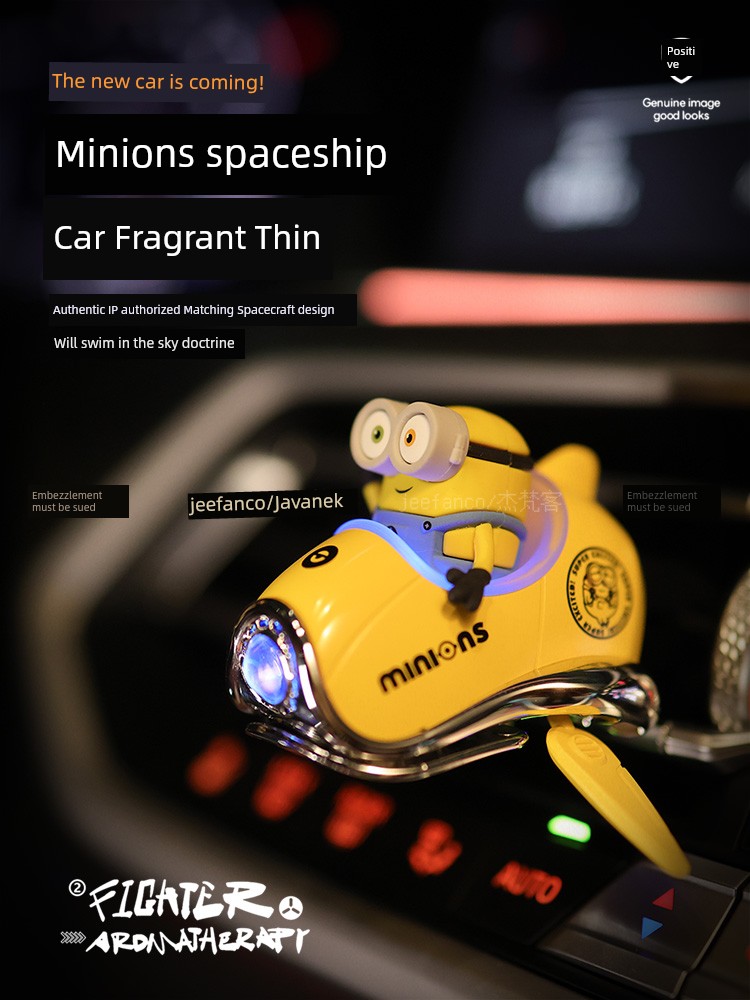 Minions Flying Ball Air Conditioner Air Outlet Car Aromatherapy
