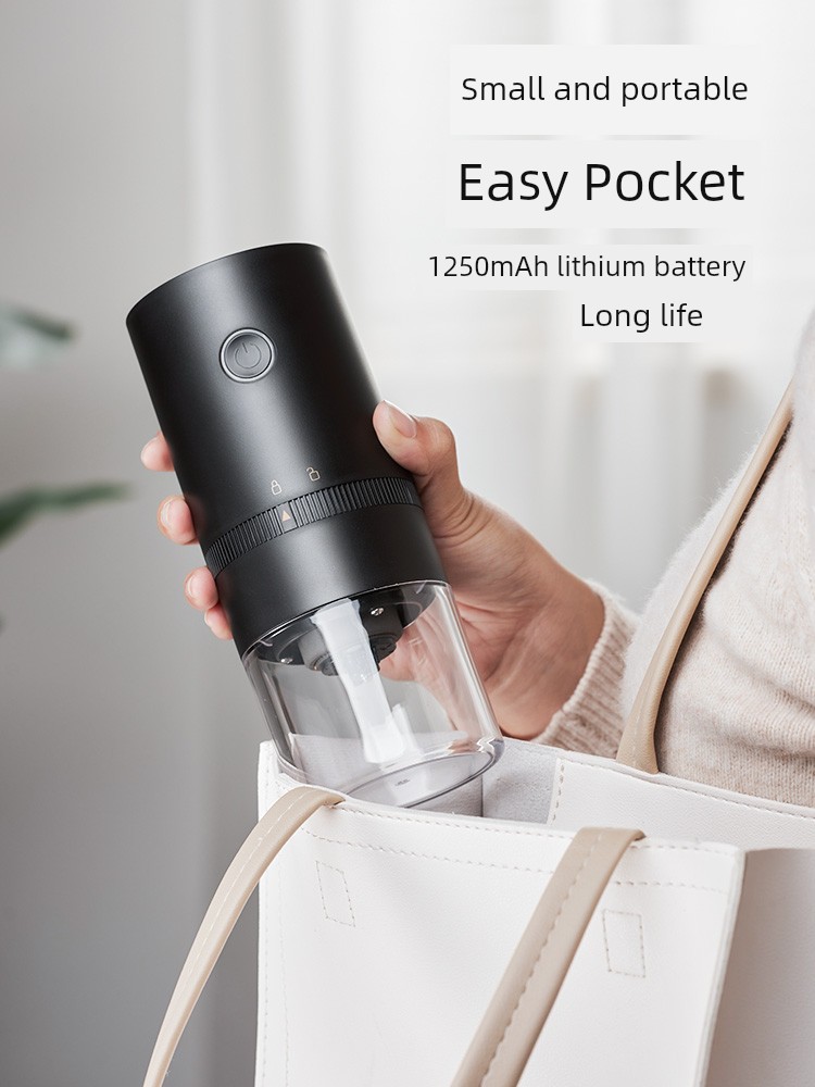 Portable Electric Coffee Grinder - مطحنة قهوة كهرب...