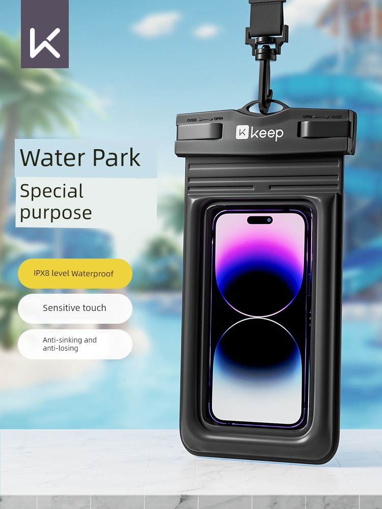 Keep Mobile Phone Waterproof Bag Water Park Essential Diving Drifting Shooting Special Transparent Sealed Waterproof Mobile Phone Case