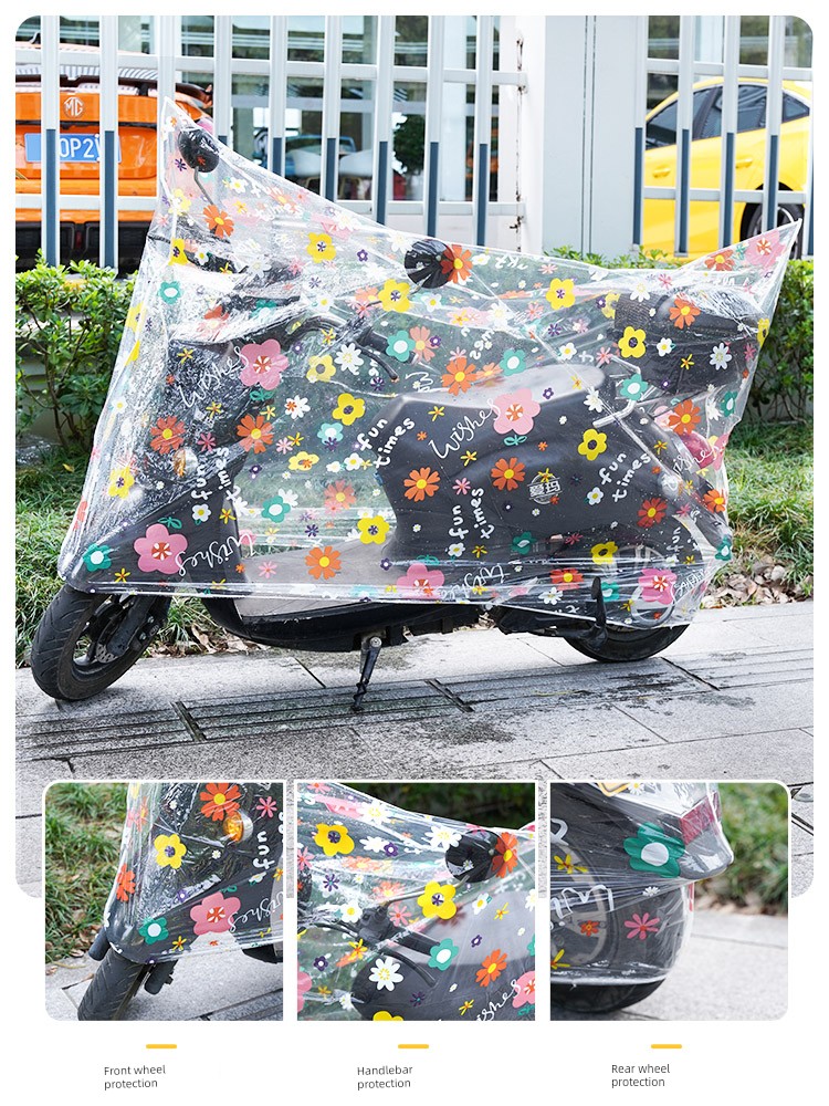 Electric Car Rain Cover Dustproof Car Cover Neutral Battery Car Rain Cover Bicycle Protective Car Cover Motorcycle Sunshade