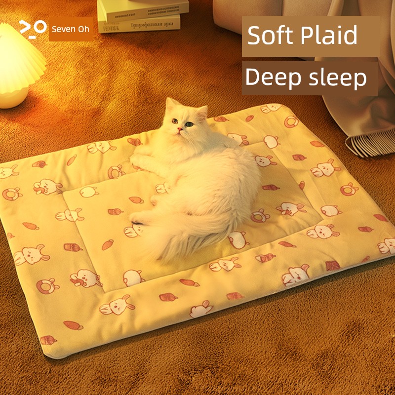 Cat Mat Sleep Dog Mat All Year Round Neutral Pet Mat Cat Nest Winter Heattech Cat Blanket Dog Nest
