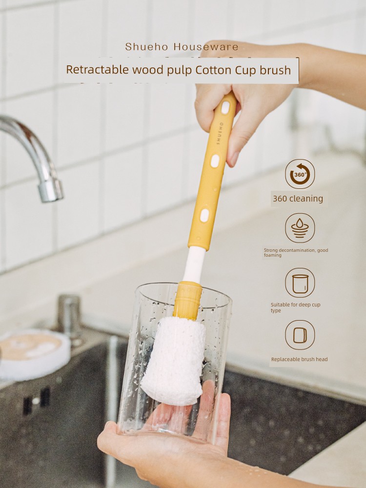 Tree Can Be For Home Cellulose Sponge Cleaning Brush Water Cup Spong Mop